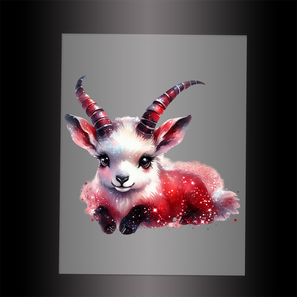 (DTF-GLIT974) GLITTER ORYX - Garment Transfer