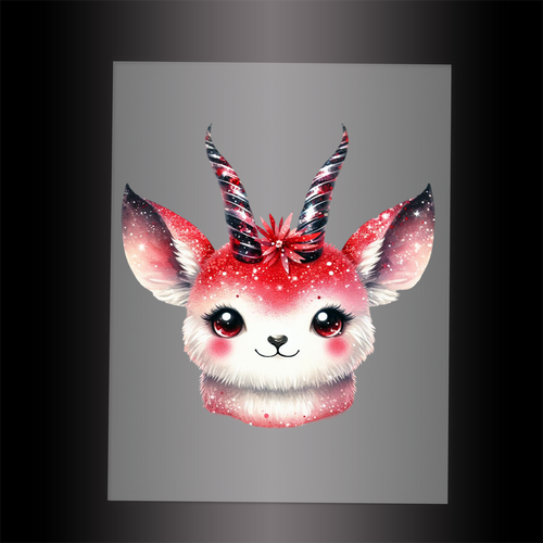 (DTF-GLIT979) GLITTER ORYX - Garment Transfer