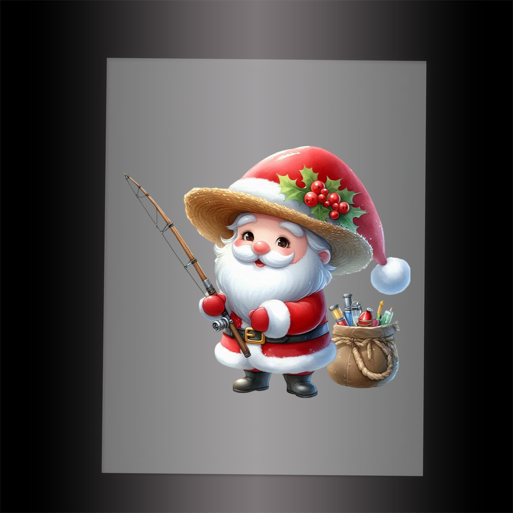 (DTF-SAN243) SUMMER SANTA - Garment Transfer