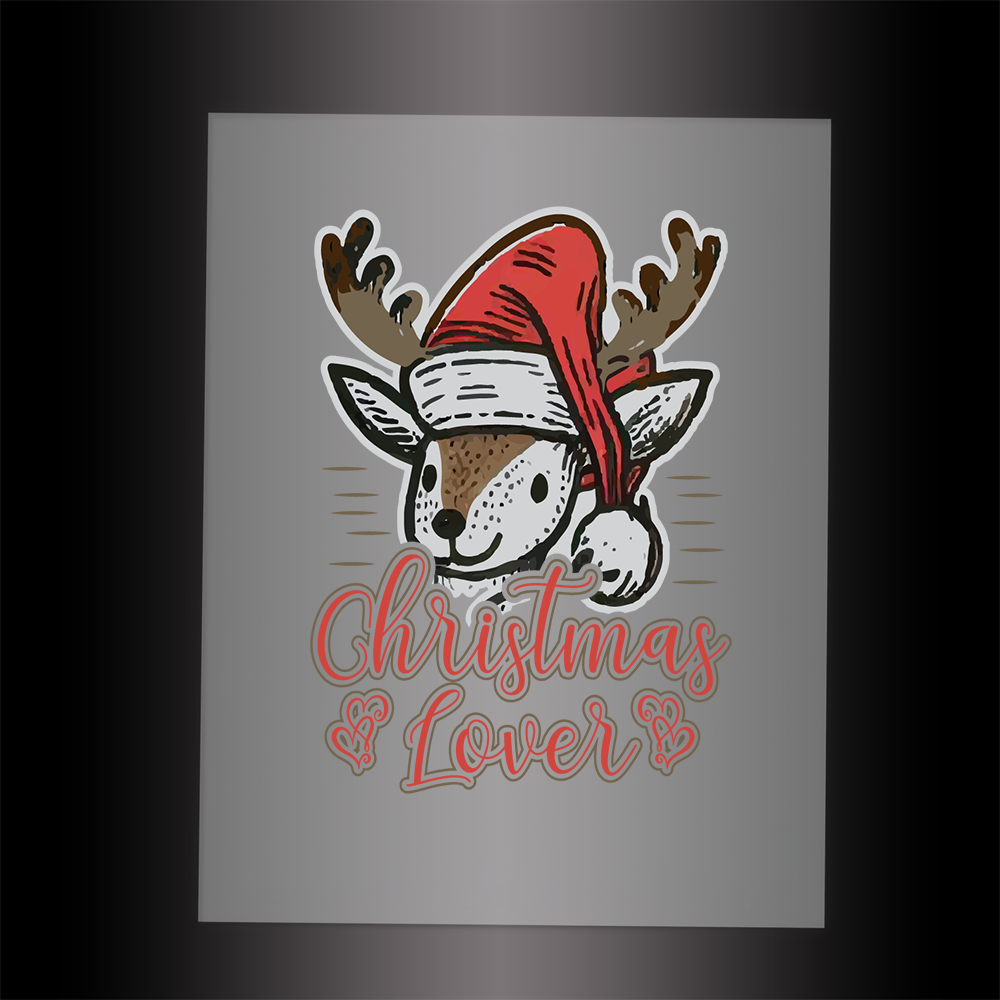 (DTF-X5040) CHRISTMAS LOVER - Garment Transfer