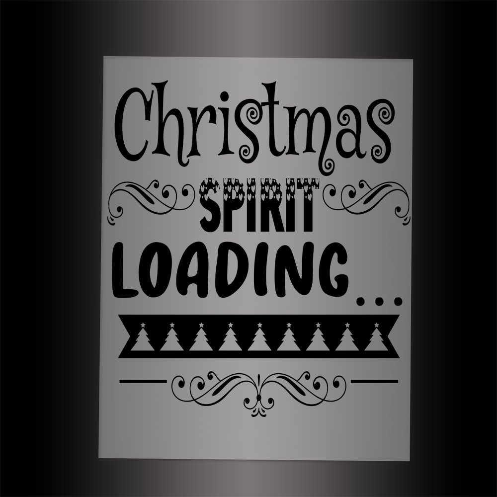 (DTF-X5041) CHRISTMAS SPIRIT LOADING - Garment Transfer