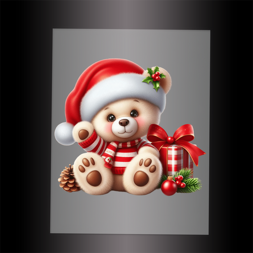 (DTF-XA005) BEARY CHRISTMAS - Garment Transfer