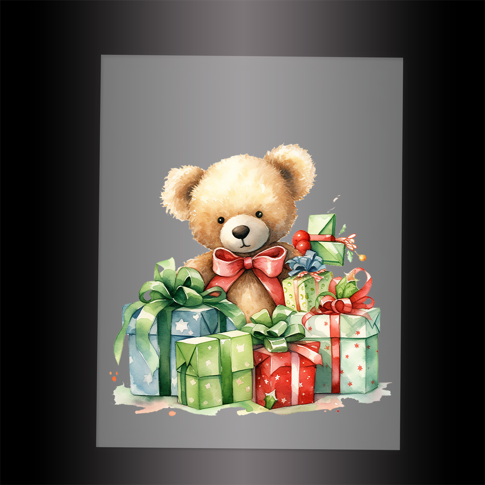 (DTF-XA038) BEARY CHRISTMAS - Garment Transfer