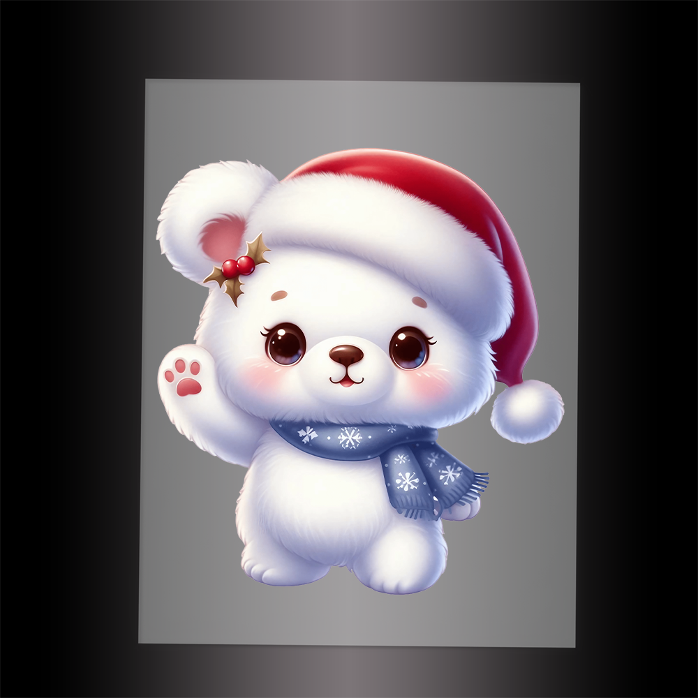 (DTF-XA052) BEARY CHRISTMAS - Garment Transfer