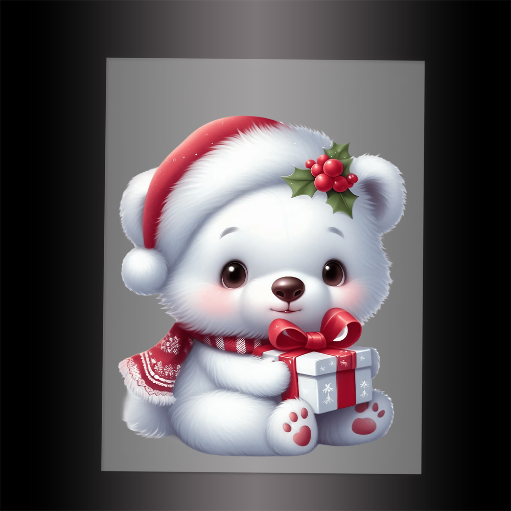 (DTF-XA054) BEARY CHRISTMAS - Garment Transfer