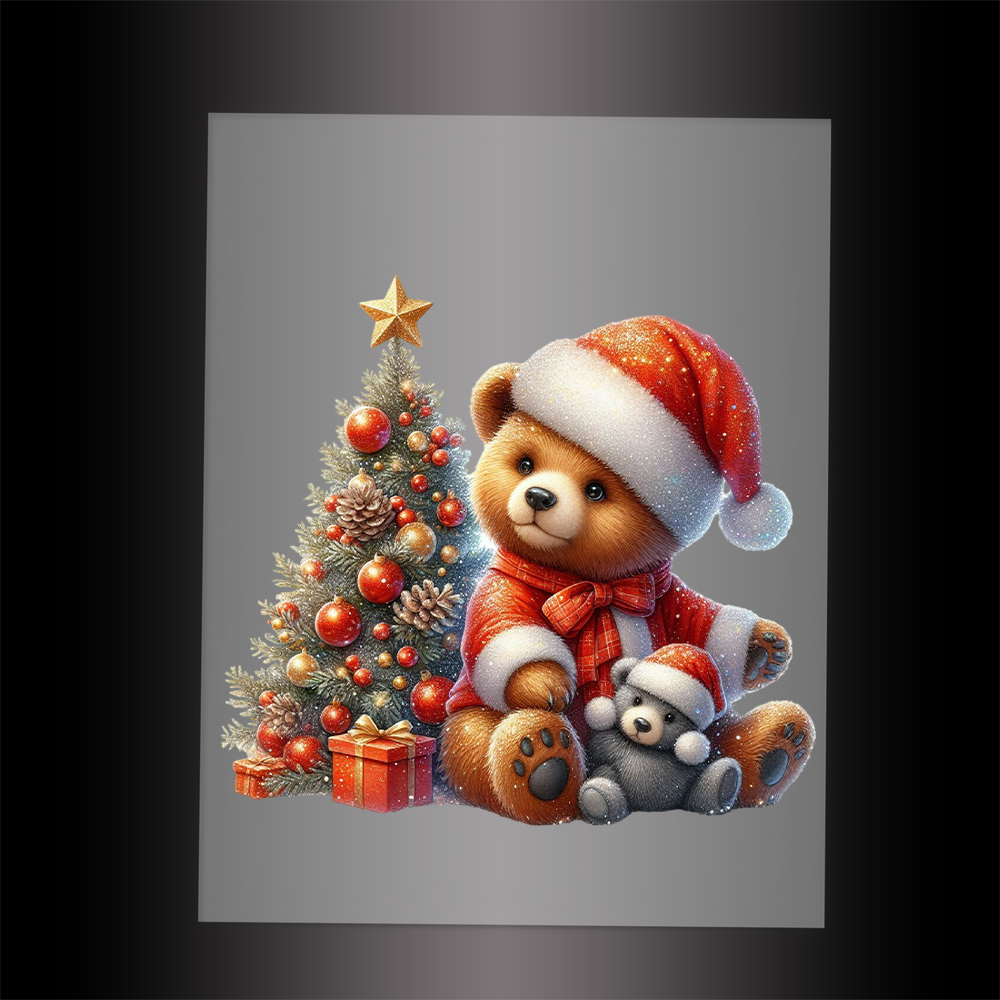 (DTF-XA129) BEARY CHRISTMAS - Garment Transfer