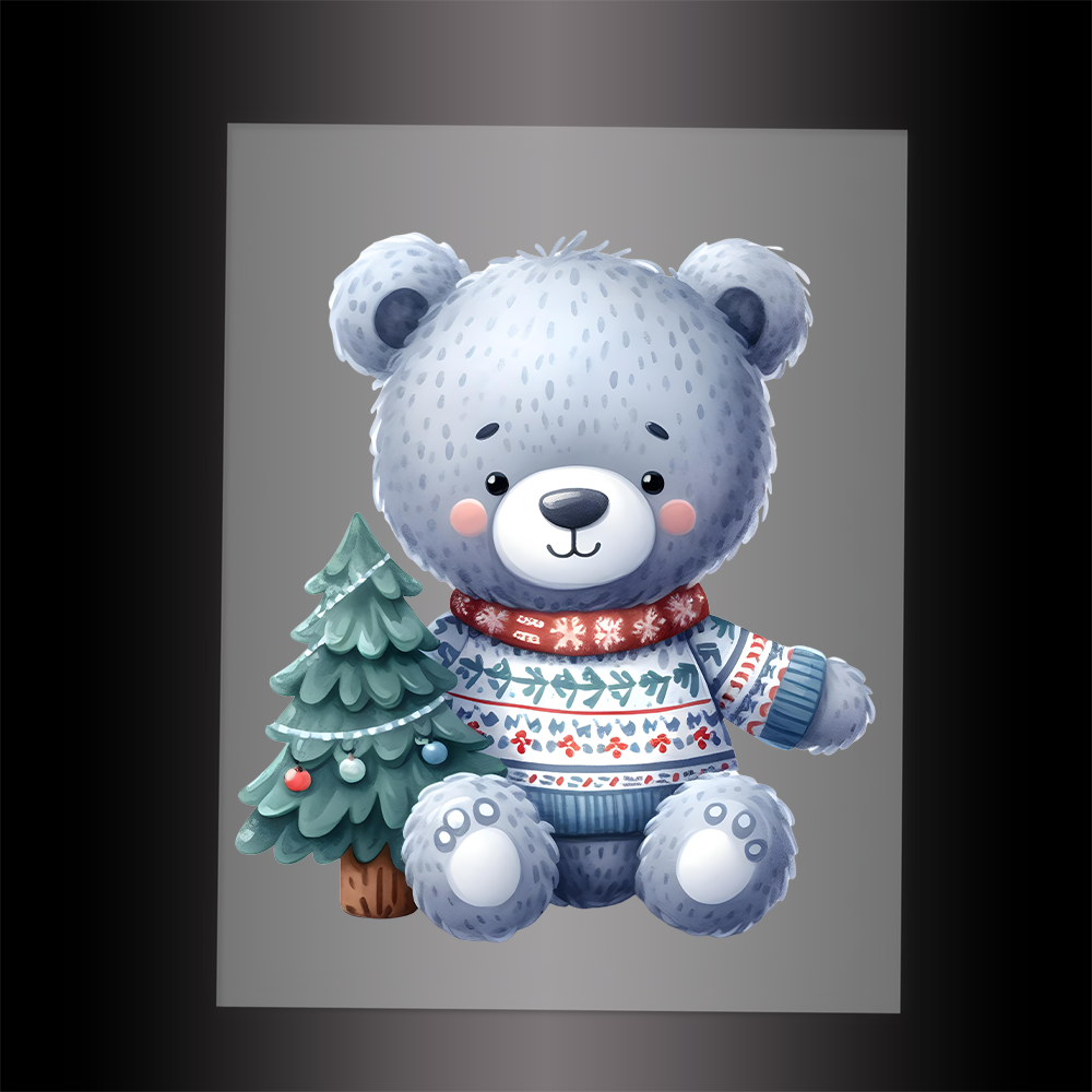 (DTF-XA148) BEARY CHRISTMAS - Garment Transfer