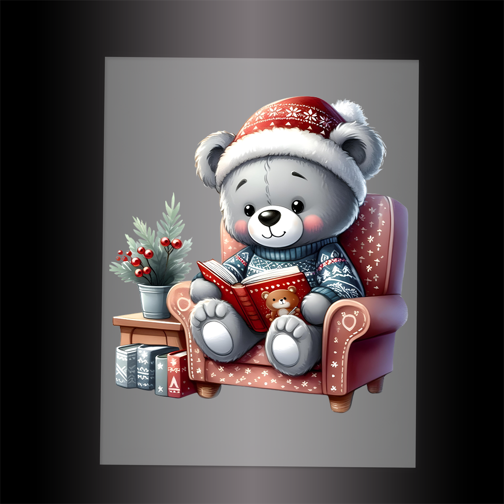 (DTF-XA154) BEARY CHRISTMAS - Garment Transfer