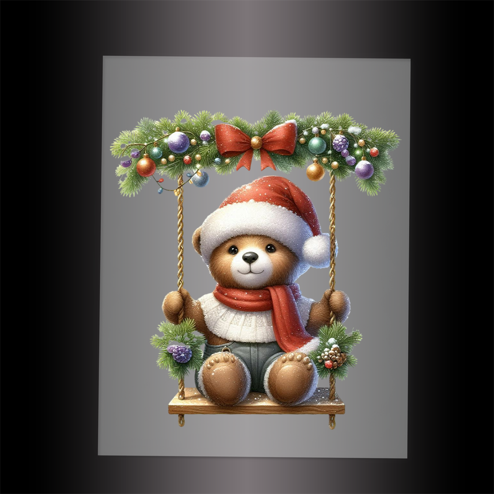 (DTF-XA158) BEARY CHRISTMAS - Garment Transfer