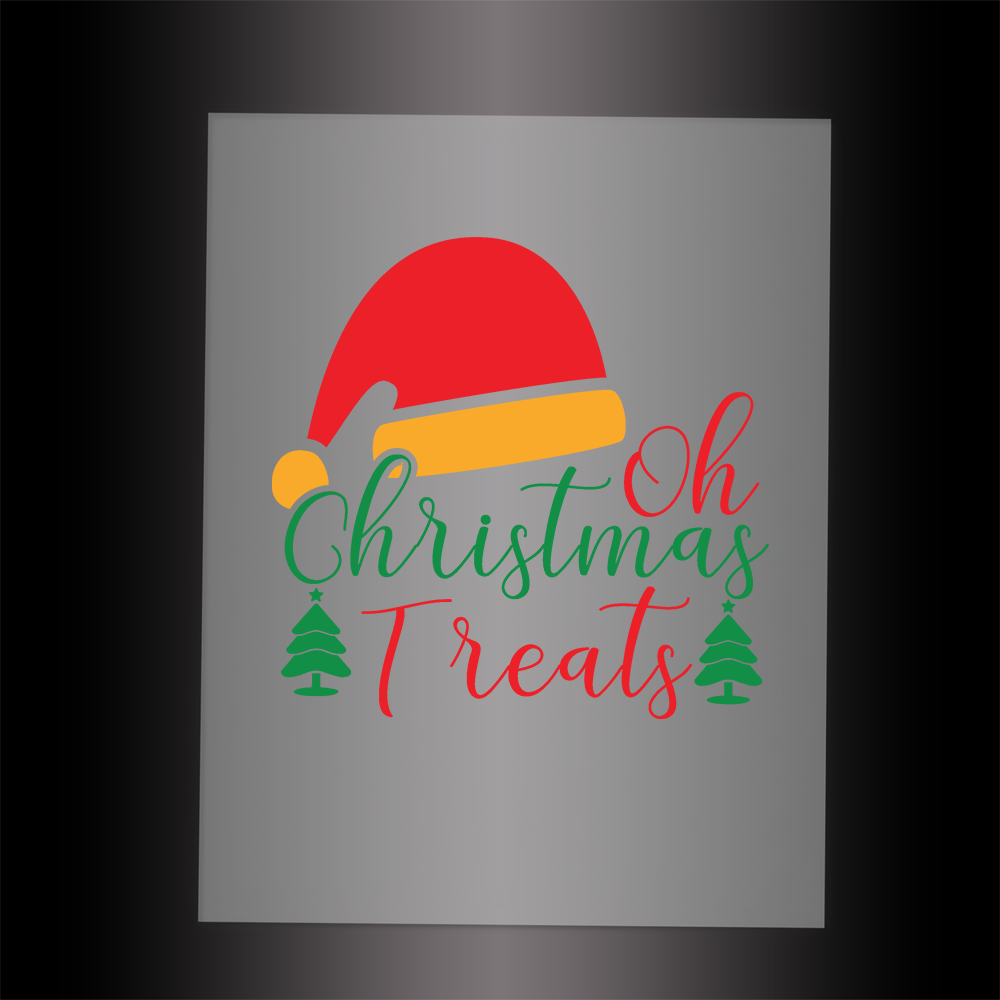(DTF-XP055) OH CHRISTMAS TREATS - Garment Transfer