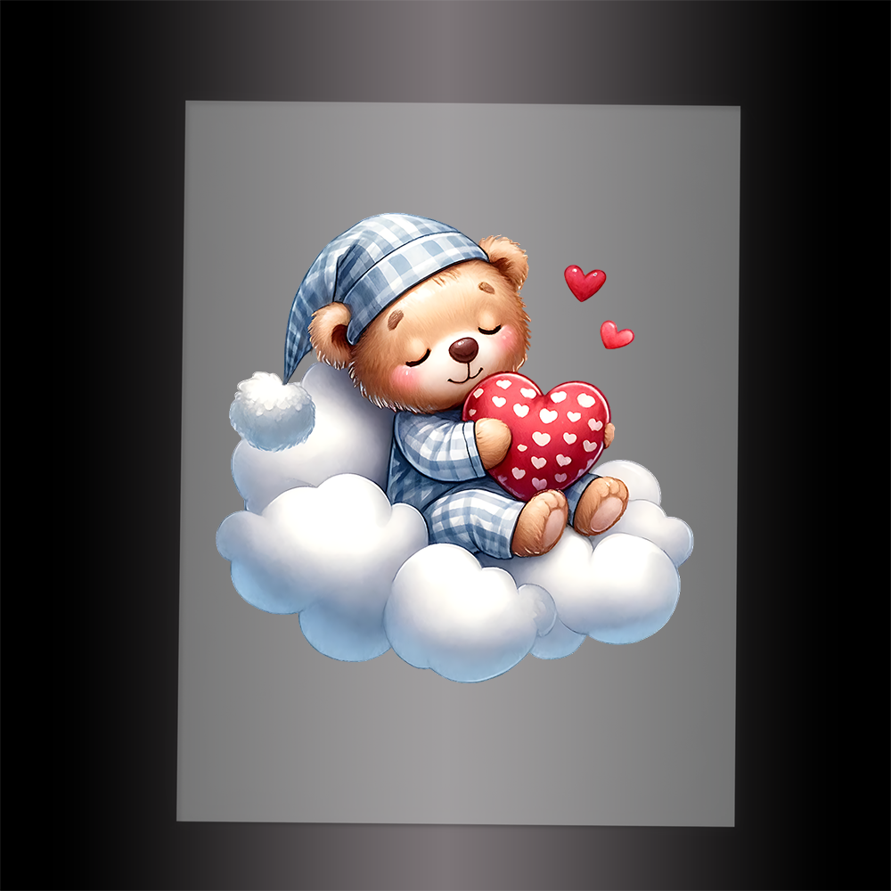 (DTF-1253) BABY TEDDY BEAR 1 - Garment Transfer