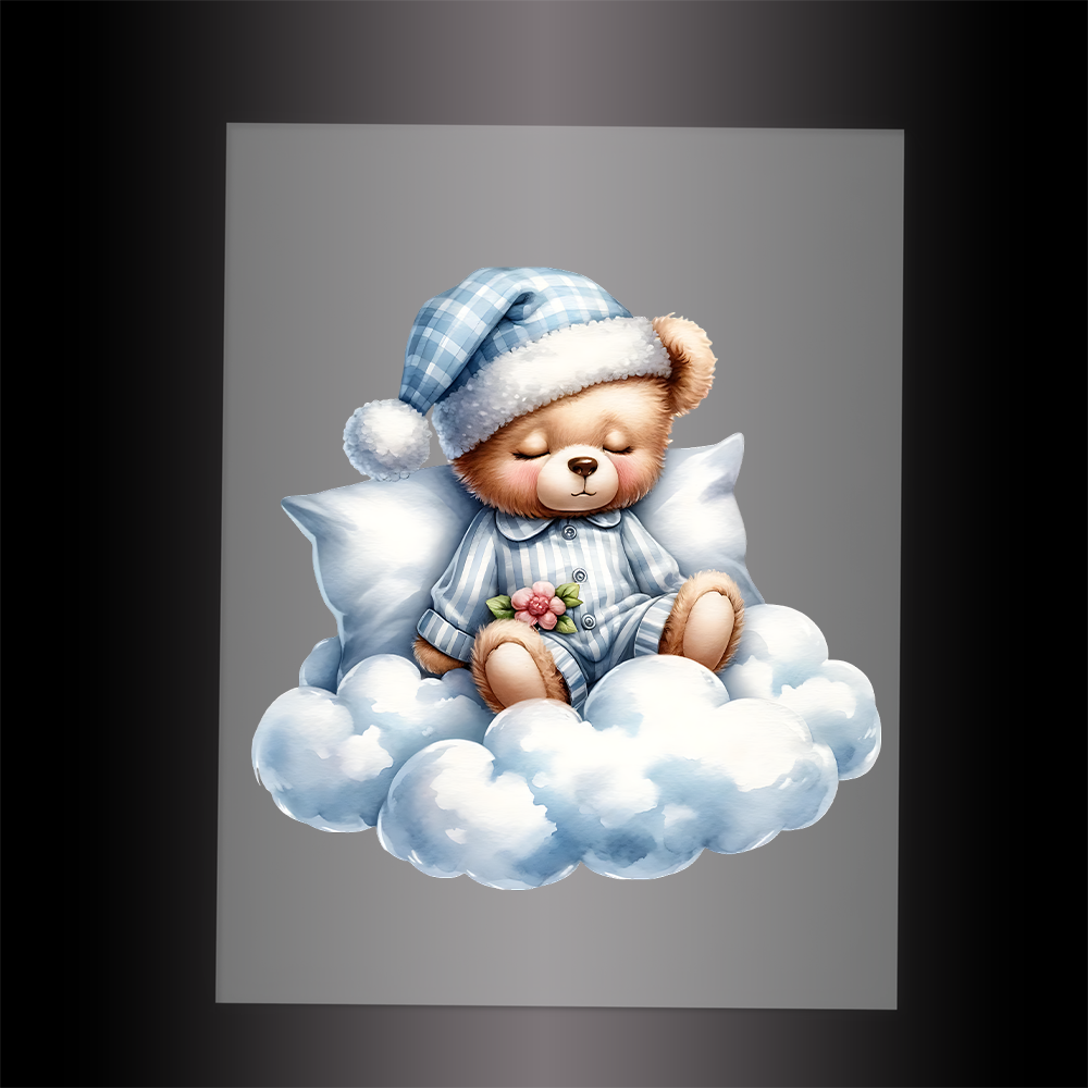 (DTF-1255) BABY TEDDY BEAR 3 - Garment Transfer
