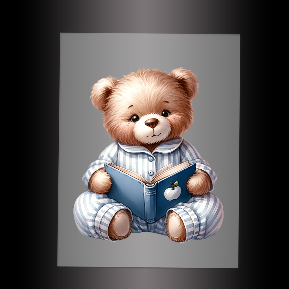 (DTF-1262) BABY TEDDY BEAR 10 - Garment Transfer
