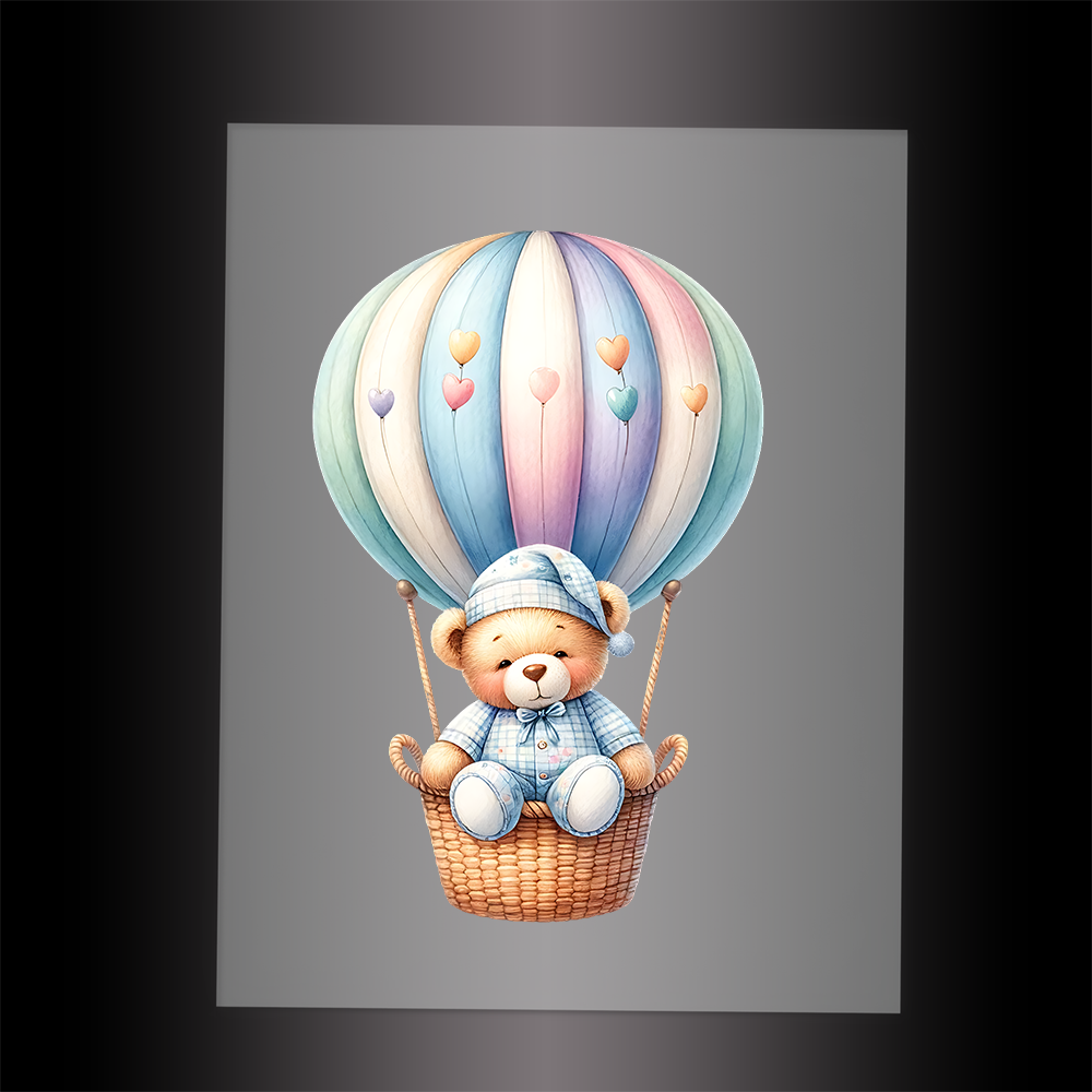 (DTF-1265) BABY TEDDY BEAR 13 - Garment Transfer