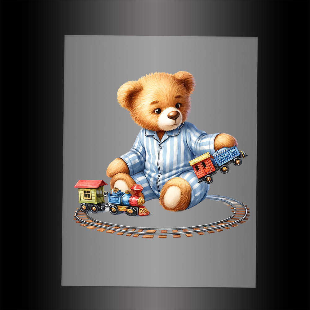 (DTF-1268) BABY TEDDY BEAR 16 - Garment Transfer