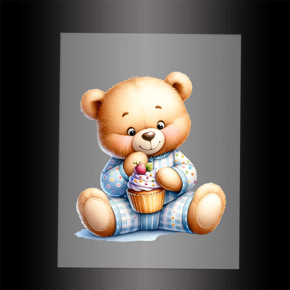 (DTF-1269) BABY TEDDY BEAR 17 - Garment Transfer