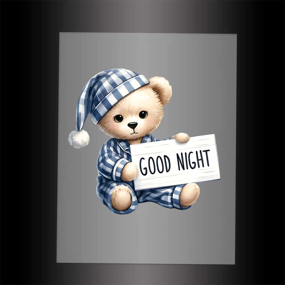 (DTF-1270) BABY TEDDY BEAR 18 - Garment Transfer