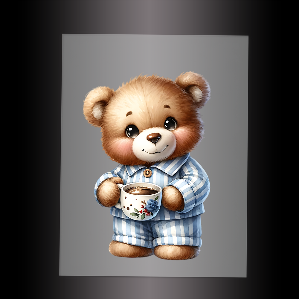 (DTF-1271) BABY TEDDY BEAR 19 - Garment Transfer