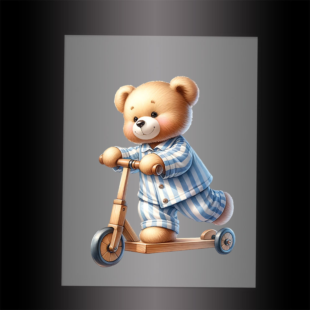 (DTF-1272) BABY TEDDY BEAR 20 - Garment Transfer