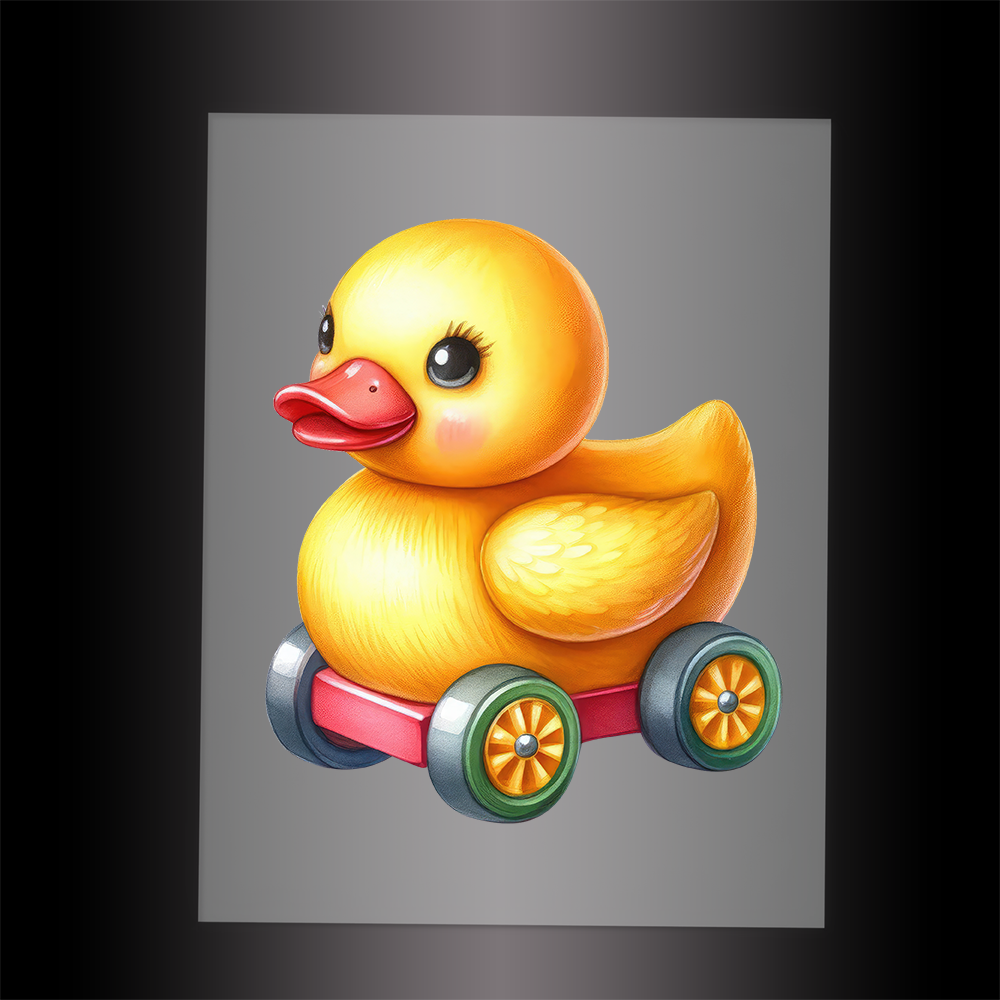 (DTF-1323) TOY DUCK - Garment Transfer