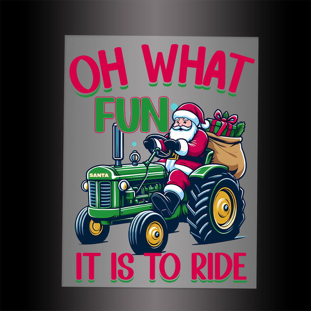 (DTF-778) OH WHAT FUN IT IS TO RIDE - Garment Transfer