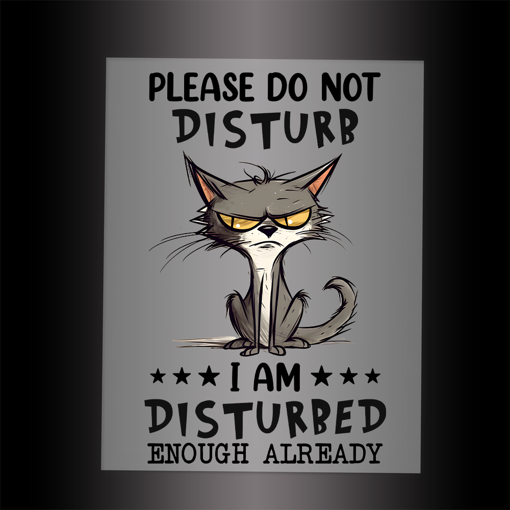 (DTF-791) PLEASE DO NOT DISTURB - Garment Transfer