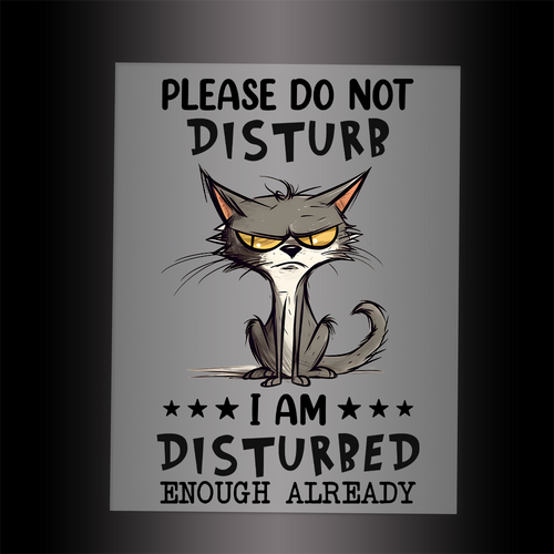 (DTF-791) PLEASE DO NOT DISTURB - Garment Transfer