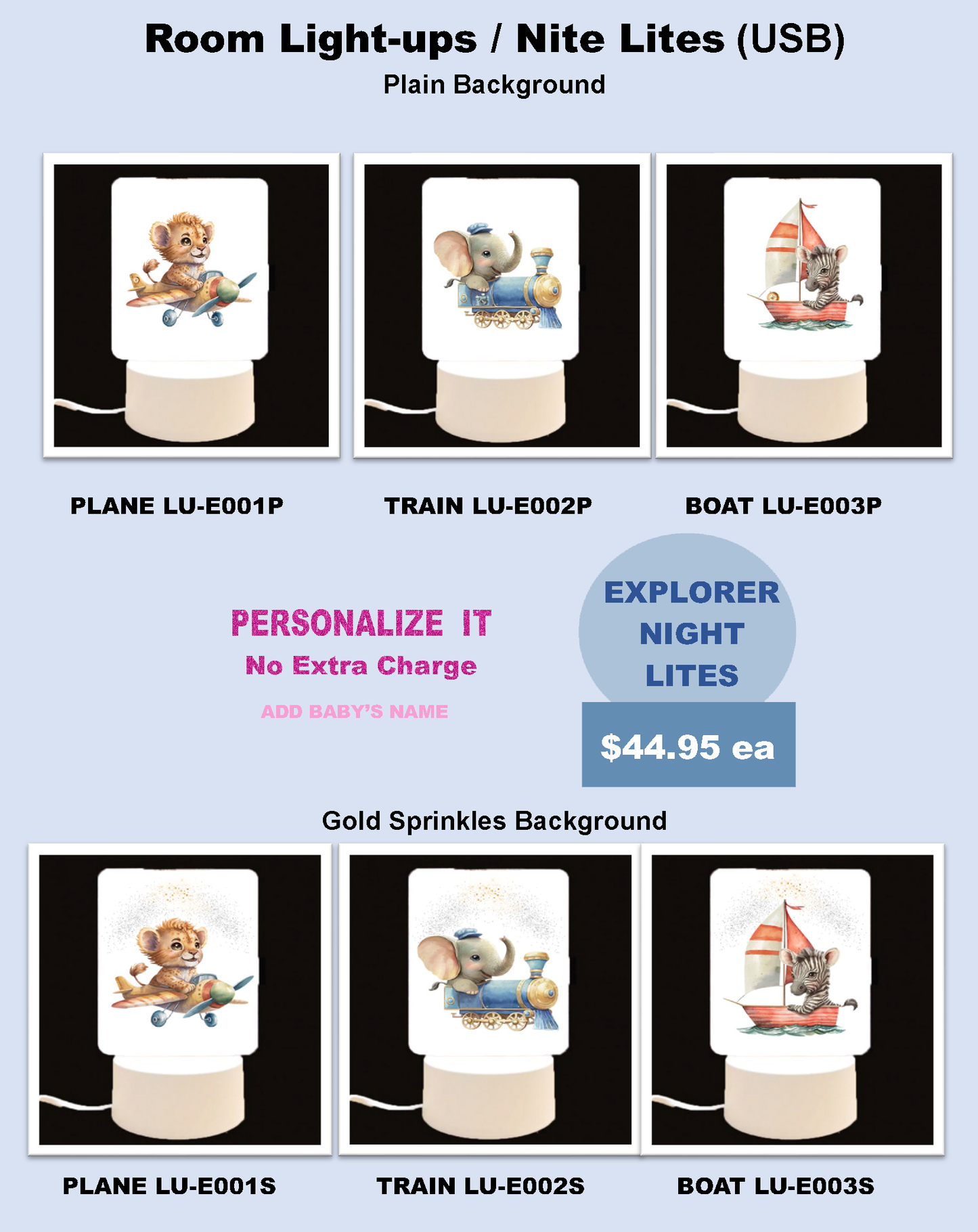 EXPLORER | LED Night Light Ups