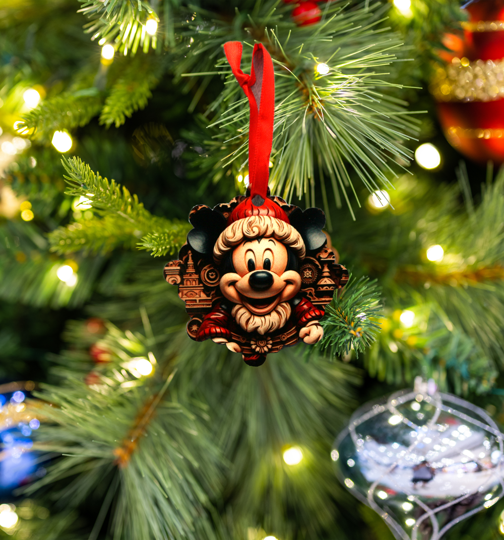 Hanging Ornament - Snowflake - 3d Mouse