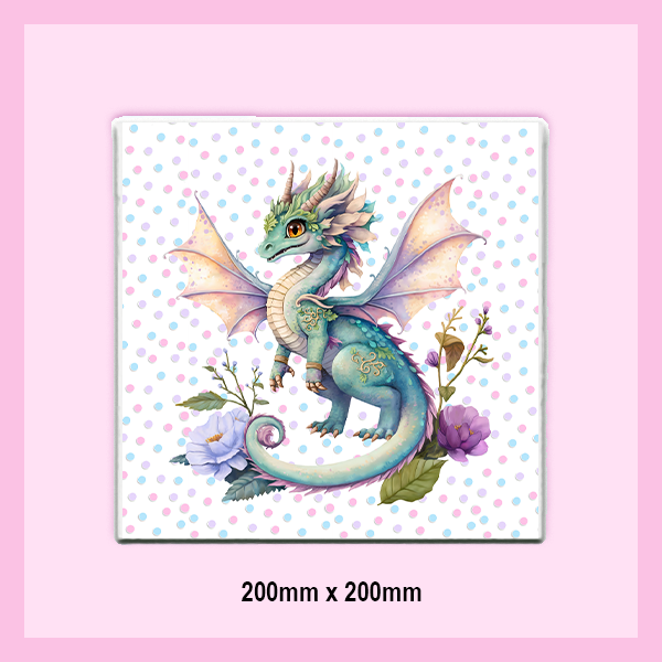 Ceramic Tiles 200x200mm | FAIRY DRAGON COLLECTION