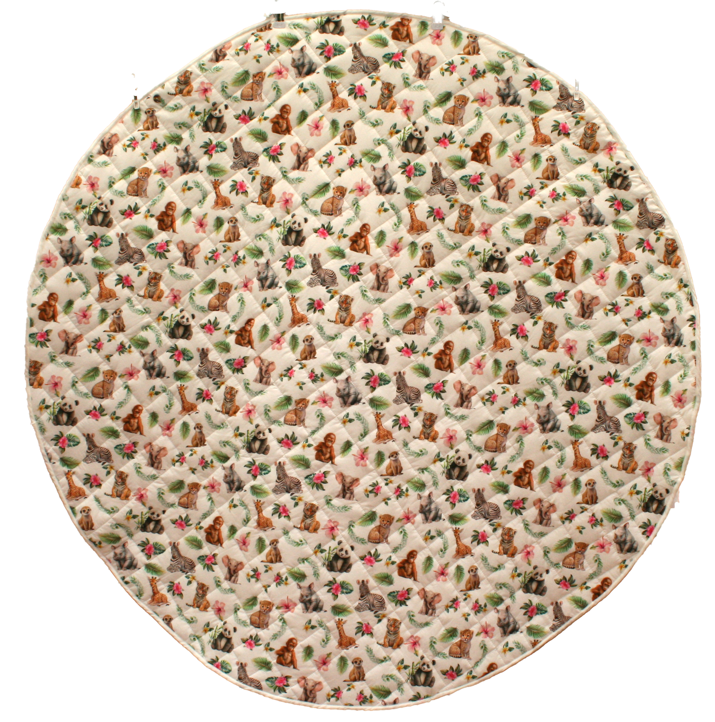 LIMITED EDITION - JUNGLE ANIMALS - Play Mat Round 140cm Diam