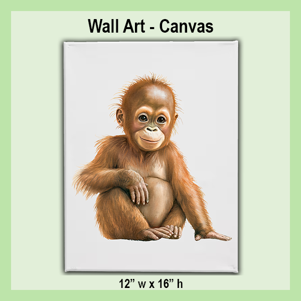 CANVAS Wall Art Canvas 16"X12" | JUNGLE COLLECTION