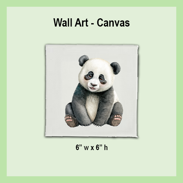 CANVAS Wall Art 6"X6" | JUNGLE COLLECTION