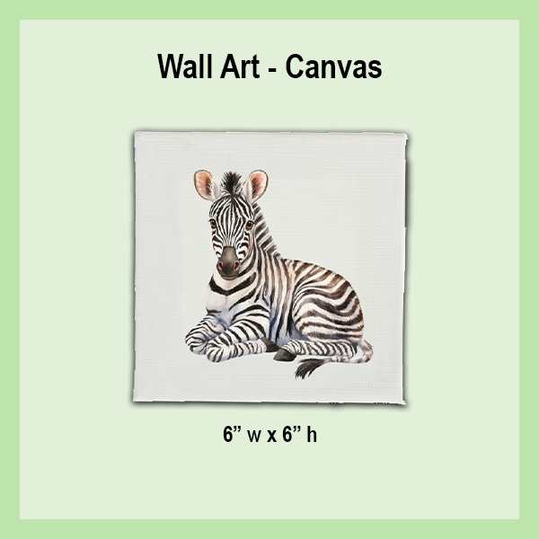 CANVAS Wall Art 6"X6" | JUNGLE COLLECTION