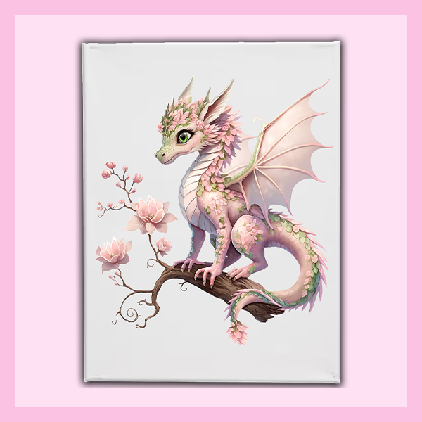 Wall Art Canvas 16"x12" - LARGE | FAIRY DRAGON COLLECTION