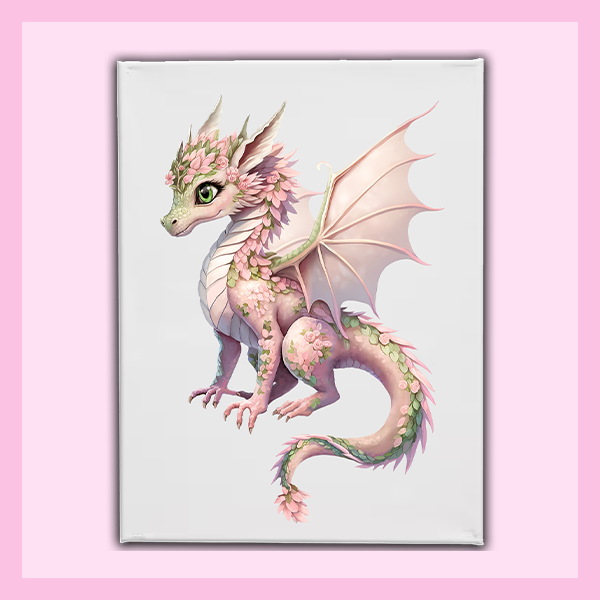 Wall Art Canvas 16"x12" - LARGE | FAIRY DRAGON COLLECTION