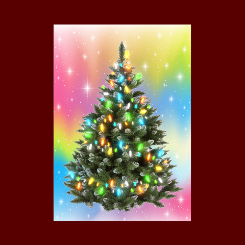 MEDIUM - PASTEL (40cm x 60cm) - Lights 50 MULTI