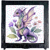 SHADOW MONEY BOX | FAIRY DRAGON - PURPLE