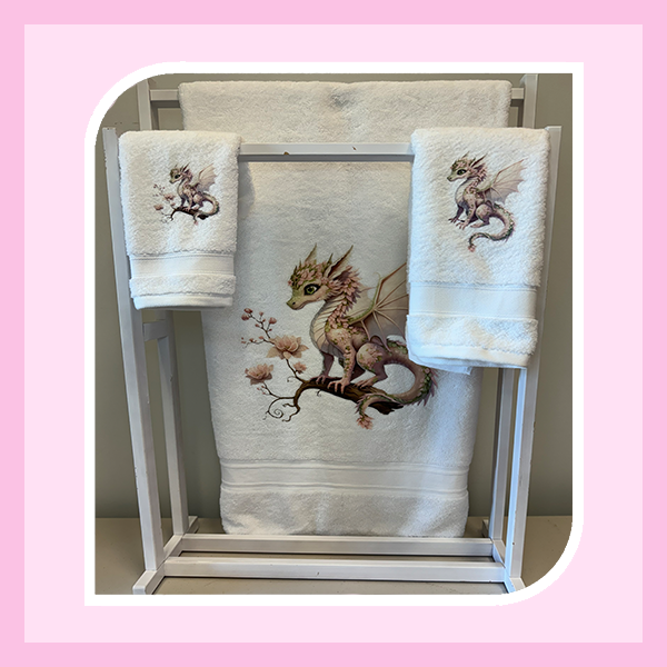 TOWEL SET (3 PIECE) - FAIRY DRAGON COLLECTION