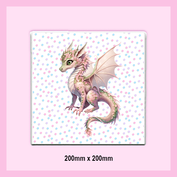Ceramic Tiles 200x200mm | FAIRY DRAGON COLLECTION