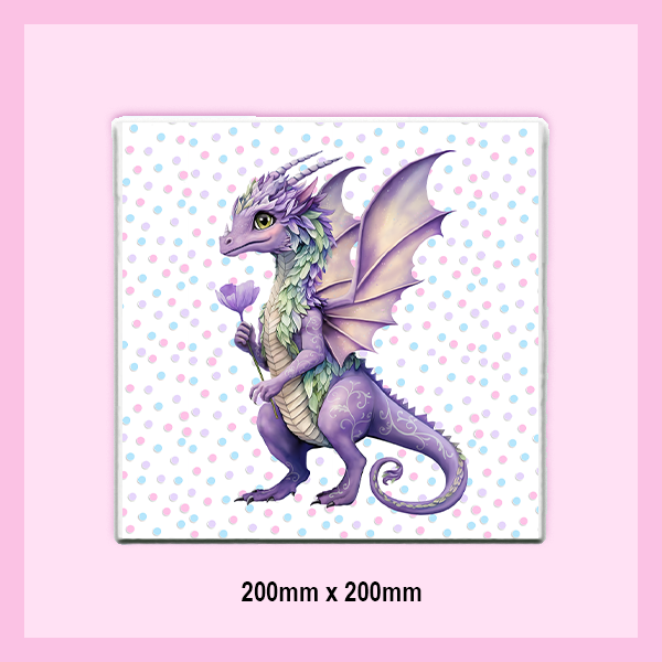 Ceramic Tiles 200x200mm | FAIRY DRAGON COLLECTION