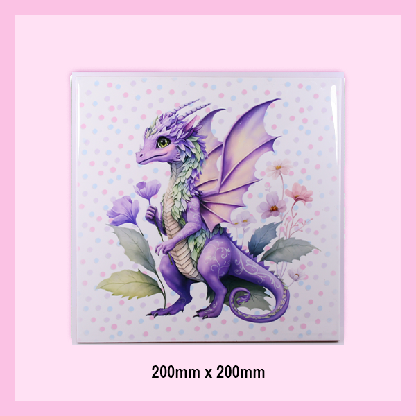 Ceramic Tiles 200x200mm | FAIRY DRAGON COLLECTION