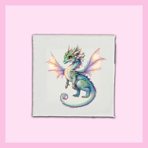 Wall Art Canvas 6"x6" - SMALL | FAIRY DRAGON COLLECTION