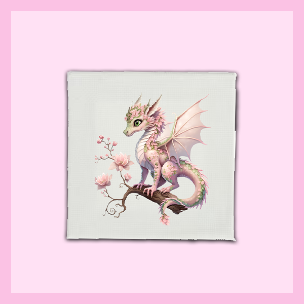 Wall Art Canvas 6"x6" - SMALL | FAIRY DRAGON COLLECTION