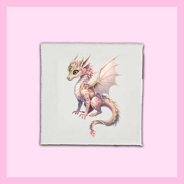 Wall Art Canvas 6"x6" - SMALL | FAIRY DRAGON COLLECTION