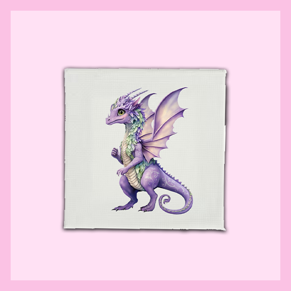 Wall Art Canvas 6"x6" - SMALL | FAIRY DRAGON COLLECTION
