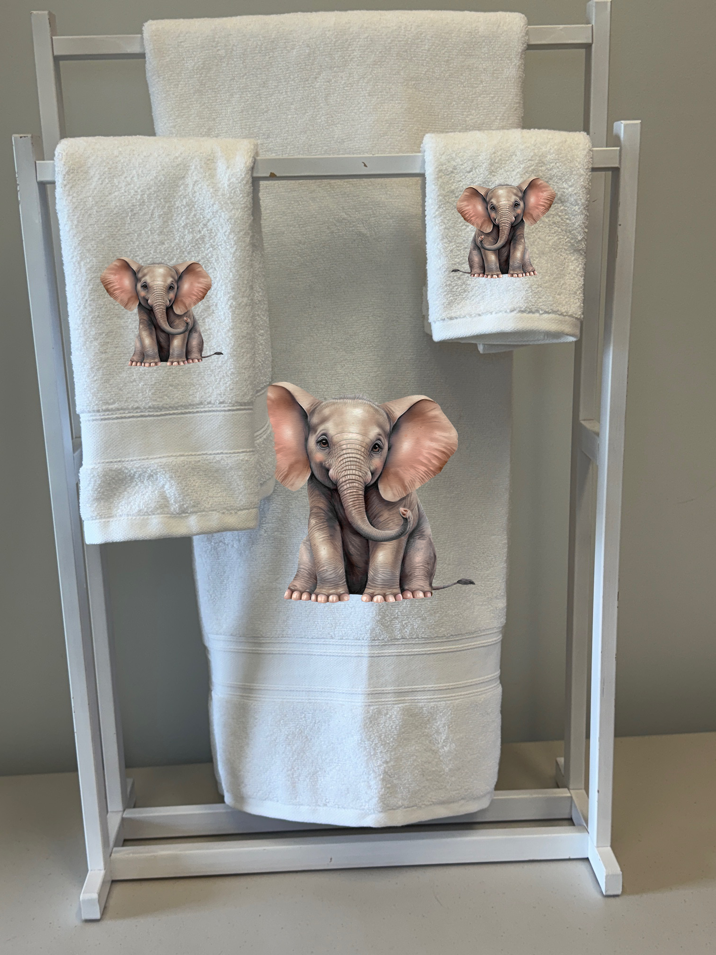 ELEPHANT TOWEL SETS (3 PIECE)| JUNGLE