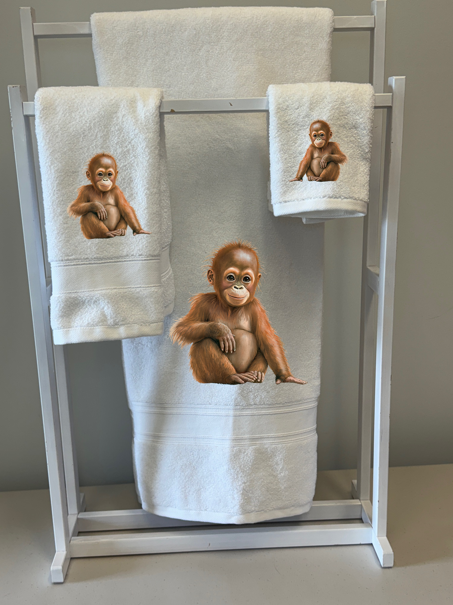 MONKEY TOWEL SETS (3 PIECE)| JUNGLE