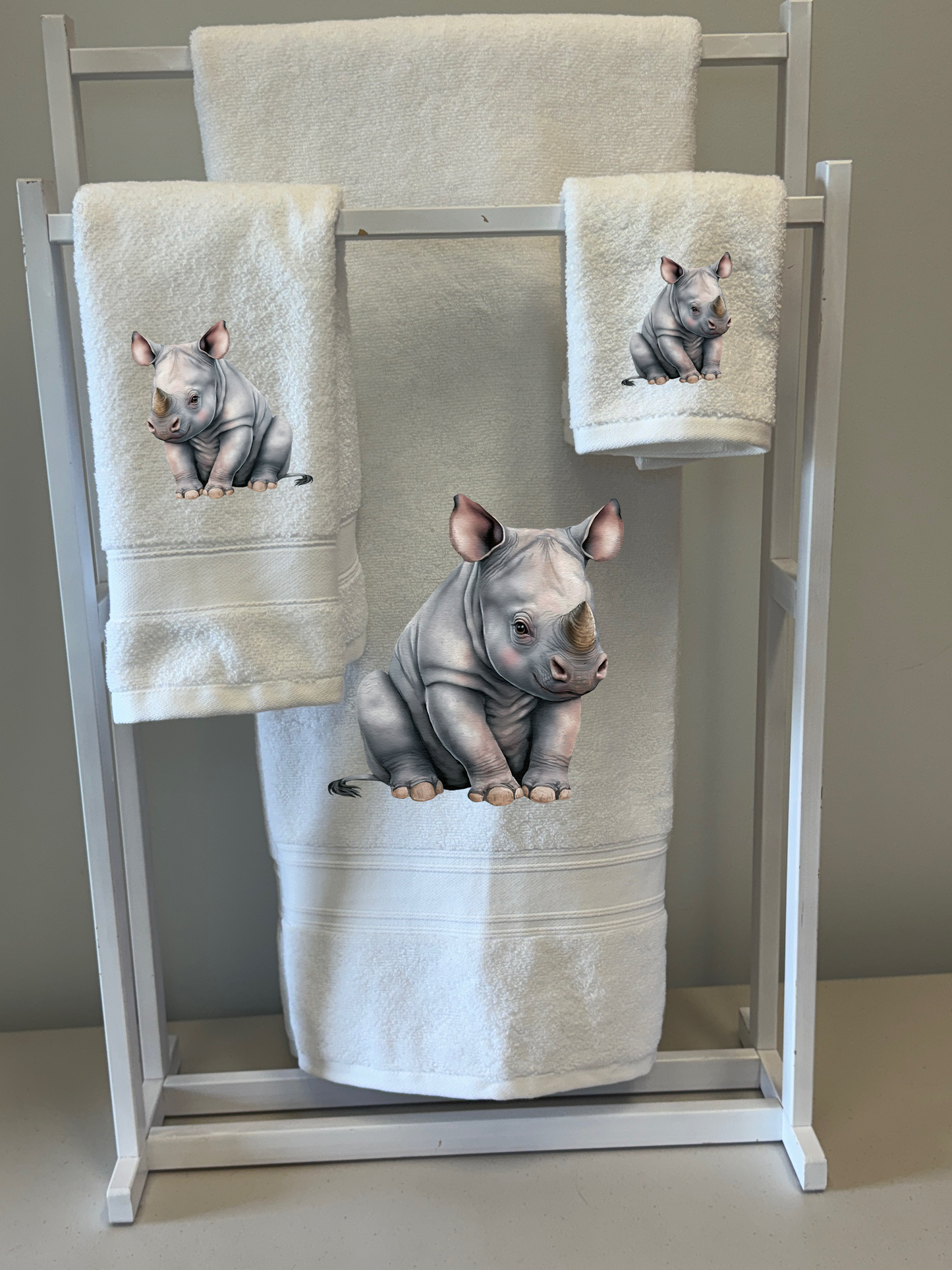 RHINO TOWEL SETS (3 PIECE)| JUNGLE