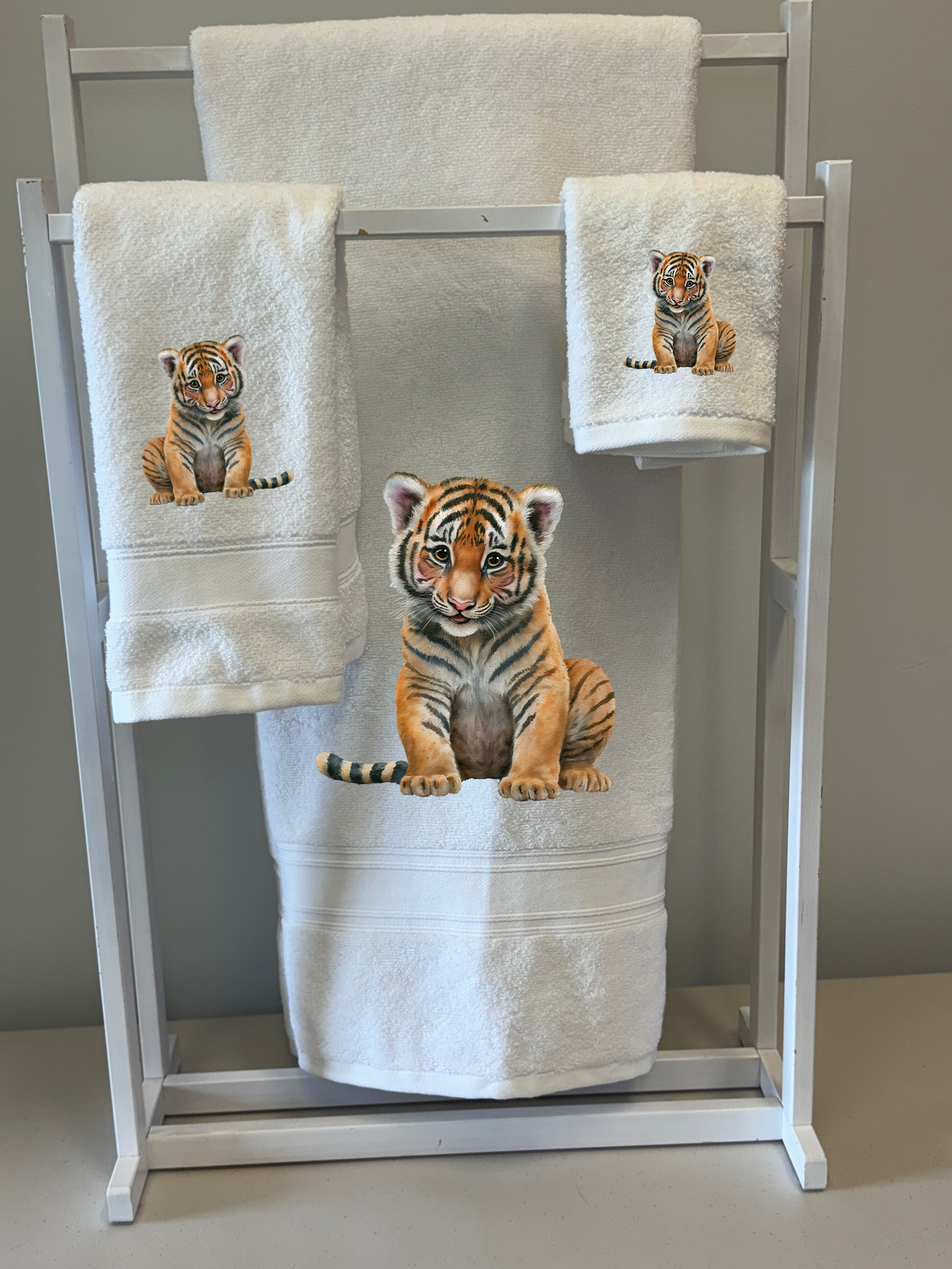 TIGER TOWEL SETS (3 PIECE)| JUNGLE